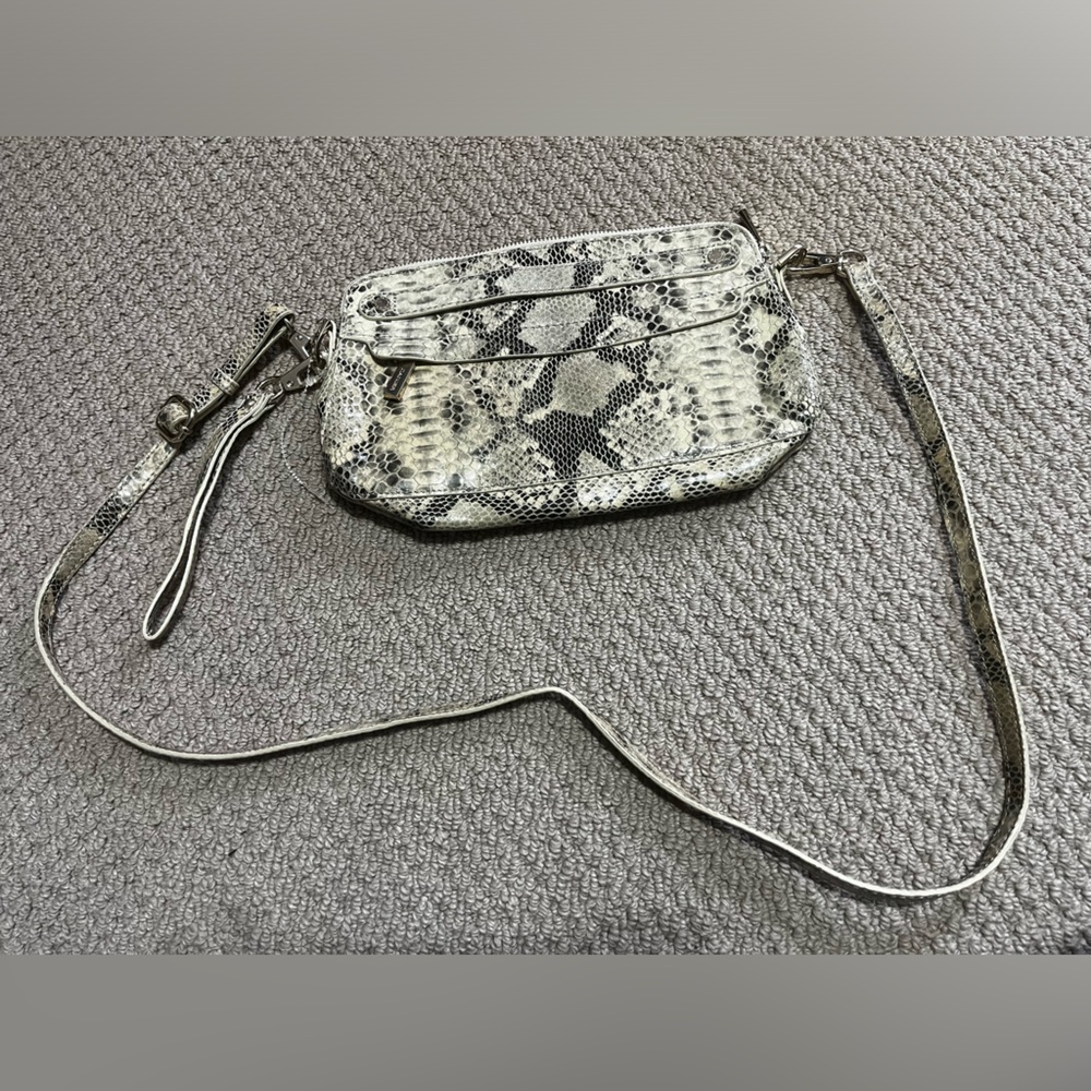 Danier | Genuine Leather Snakeskin Crossbody Bag